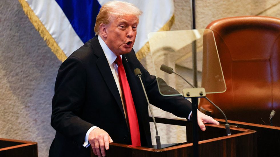 trump - knesset
